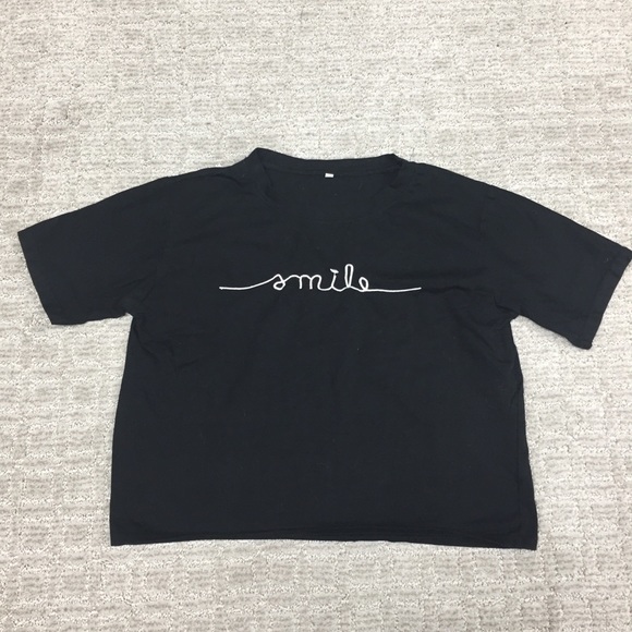 Shein Cropped Tee - Picture 1 of 2